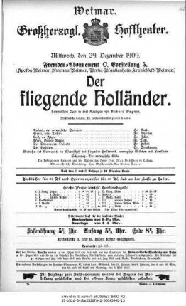 Der fliegende Holländer