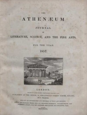 1857,1: The Athenaeum