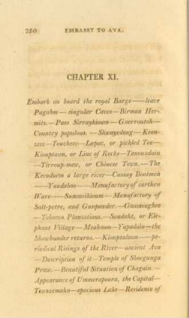 Chapter XI. Embark on board the royal barge ...