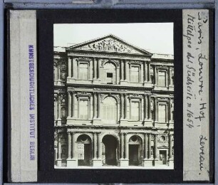 Paris, Palais du Louvre : Hof, Südseite