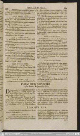 Psalmi XXIII. Dispositio. Pastor bonus. Pastore Deo felix