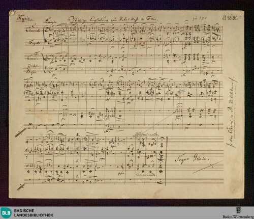 Masses - Don Mus.Ms. 971 : Coro, orch; F; StrK WoO 6.03a