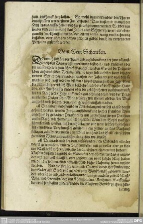 Von Wein Schencken