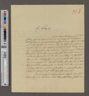 Brief an Johann Diederich Gries