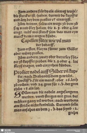 Capellen futer wie vil man der bedarff