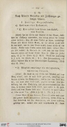 Aus dem alten Testament