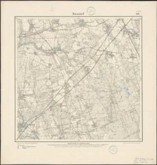 Meßtischblatt 1664 : Barnstorf, 1899 : Barnstorf. - Aufn. 1897. - 1:25000. - [Berlin]: Reichsamt für Landesaufnahme, 1899. - 1 Kt.