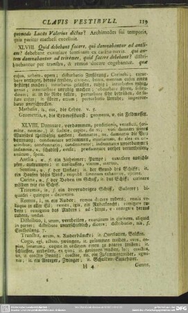 XLVIII. Quid debebant facere, qui demnabantur ad antliam?