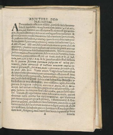 Adiutore Deo Praeloquium.