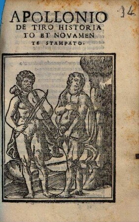 Apollonio da Tiro : Historia