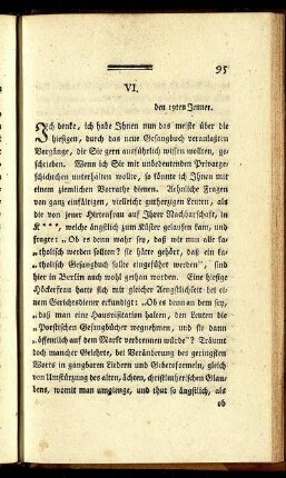 VI. den 19ten Jenner.