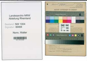Entnazifizierung Walter Nonn , geb. 17.04.1918 (Einzelhaendler)