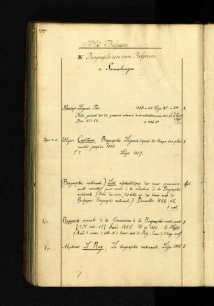IV Biographieen von Belgiern.