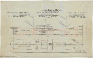 Koch-Werft, Baunr. 200 und 203, "Elbe", "Weser", Frachtdampfer