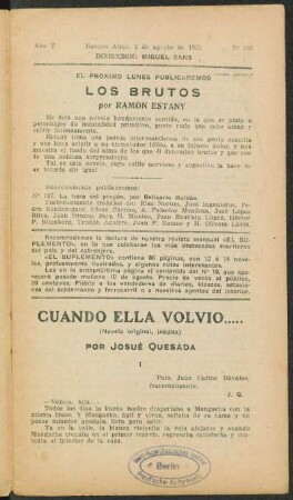 1921005195: Cuando ella volvió...