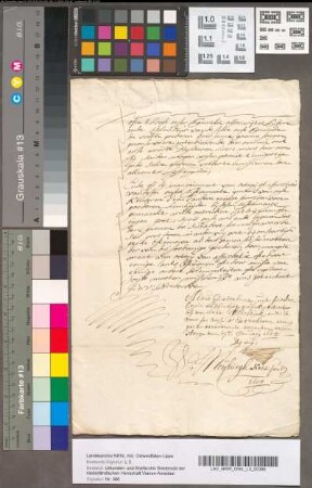 Gewaarmerkt uittreksel uit de akte van uitersten wil van Johan Wolfert van Brederode, Heer van Brederode, van 4 Juli 1653, 17 Januari 1685.