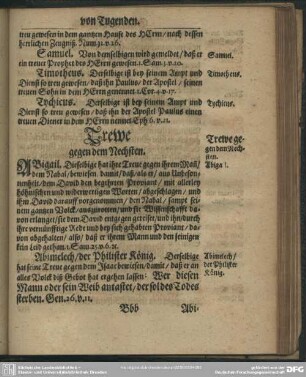 Trewe gegen dem Nechsten
