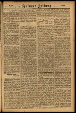 Zweite Ausgabe vom Samstag, den 02. Dezember 1916.