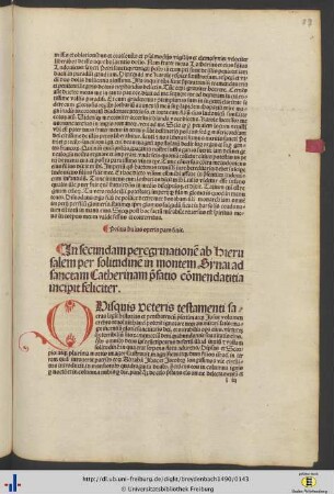 Secunda peregrinatio ab Hierusalem per solitudinem