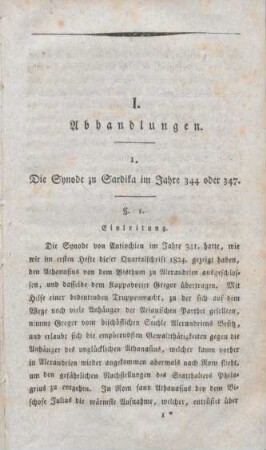 3-45 Die Synode von Sardika im Jahre 344 oder 347