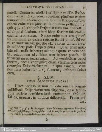 §. XLIV. Unde Originem Ducat?