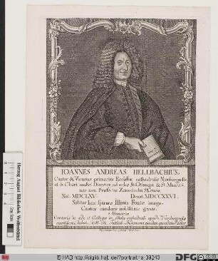 Bildnis Johann Andreas Hellbach