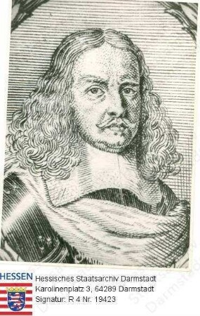 Georg II. Landgraf v. Hessen-Darmstadt (1605-1661) / Porträt, Brustbild (Ausschnitt)