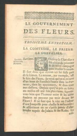 Troisieme entretien.