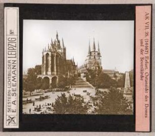 Erfurt: Dom und Severikirche von Osten (Seestern-Nr. 14667, Reihe AK VII, 35)