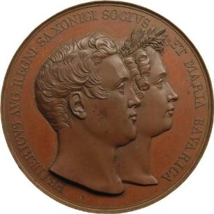 Prinz Friedrich August - Vermählung mit Maria Anna