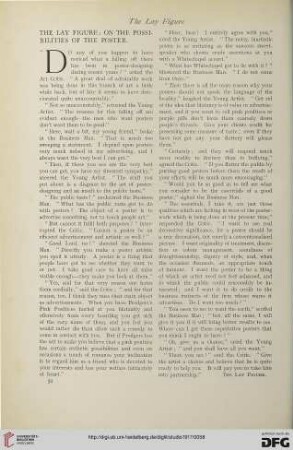 The lay figure: on the pissiblilties of the poster