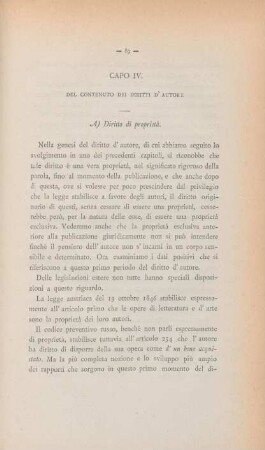 A) Diritto di proprietá