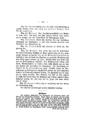 Zur freien Aussprache