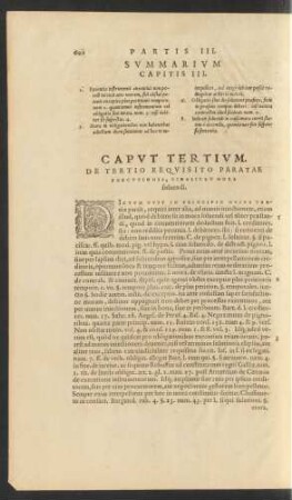Summarium Capitis III.