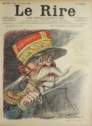 Le Gotha du "Rire", No XV, Le général Zurlinden