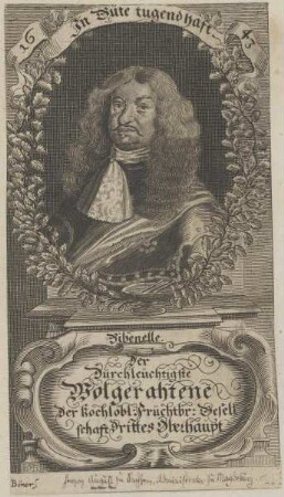 Bildnis von August, Herzog von Sachsen-Weißenfels