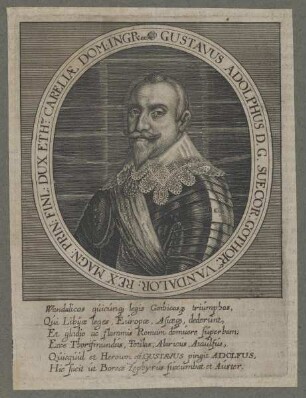 Bildnis des Gustavus Adolphus, König von Schweden