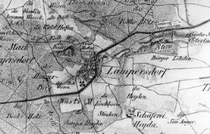 Wermsdorf-Lampersdorf. Oberreit, Sect. Oschatz, 1839/40