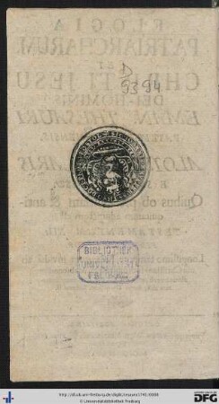 Besitznachweis (Stempel) von Johannes Knupfer.