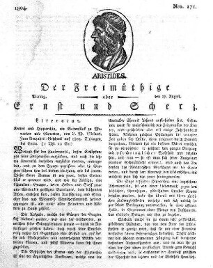 Nro. 171., Montag den 27. August