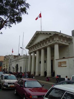 Lima - Musem der spanischen Inquisition : In diesem historischen Gebäude ist das Museum der spanischen Inquisition untergebracht. Aufgenommen am 7. September 2011 in Lima