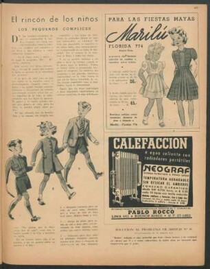 El rincón de los niños : Los pequeños complices