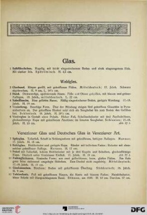 Glas (Nr. 1-67)