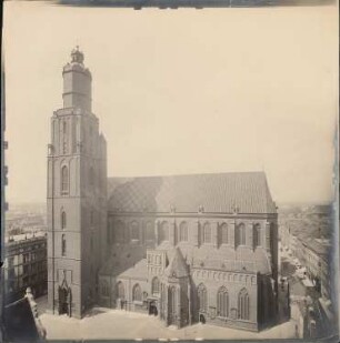 Elisabethkirche, Breslau: Ansicht von Süden