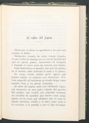 Al calor del jogón
