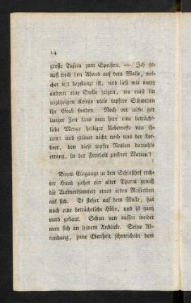 14-25, Beym Eingange inden Schloßhof rechter ...