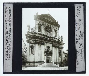 Wien, Dominikanerkirche St. Maria Rotunda : Außenansicht, Fassade