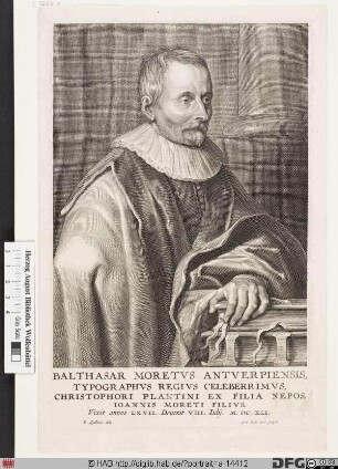 Bildnis Balthazar I Moretus (eig. Moerentorf)