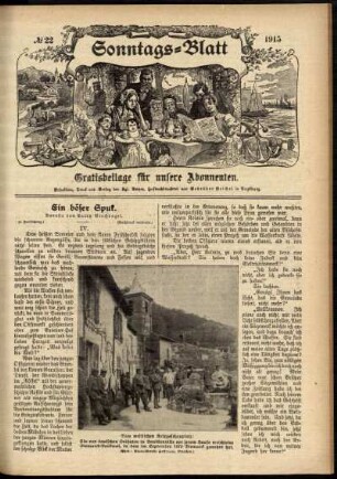 Ausgabe vom Sonntag, den 30. Mai 1915.