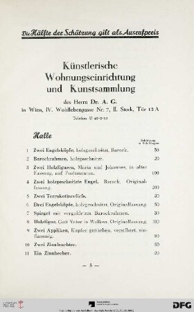 Auktionate (Nr. 1-220)